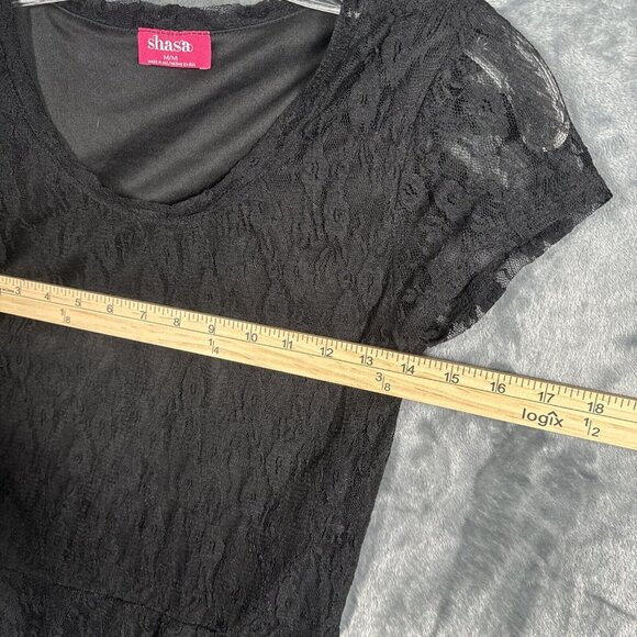 Shasta Blouse Woman’s Top Black Size Medium - Picture 4 of 7